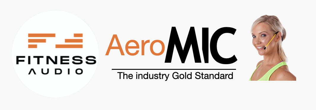 Fitness Audio Aeromic Headset Microphone for High Energy Classes